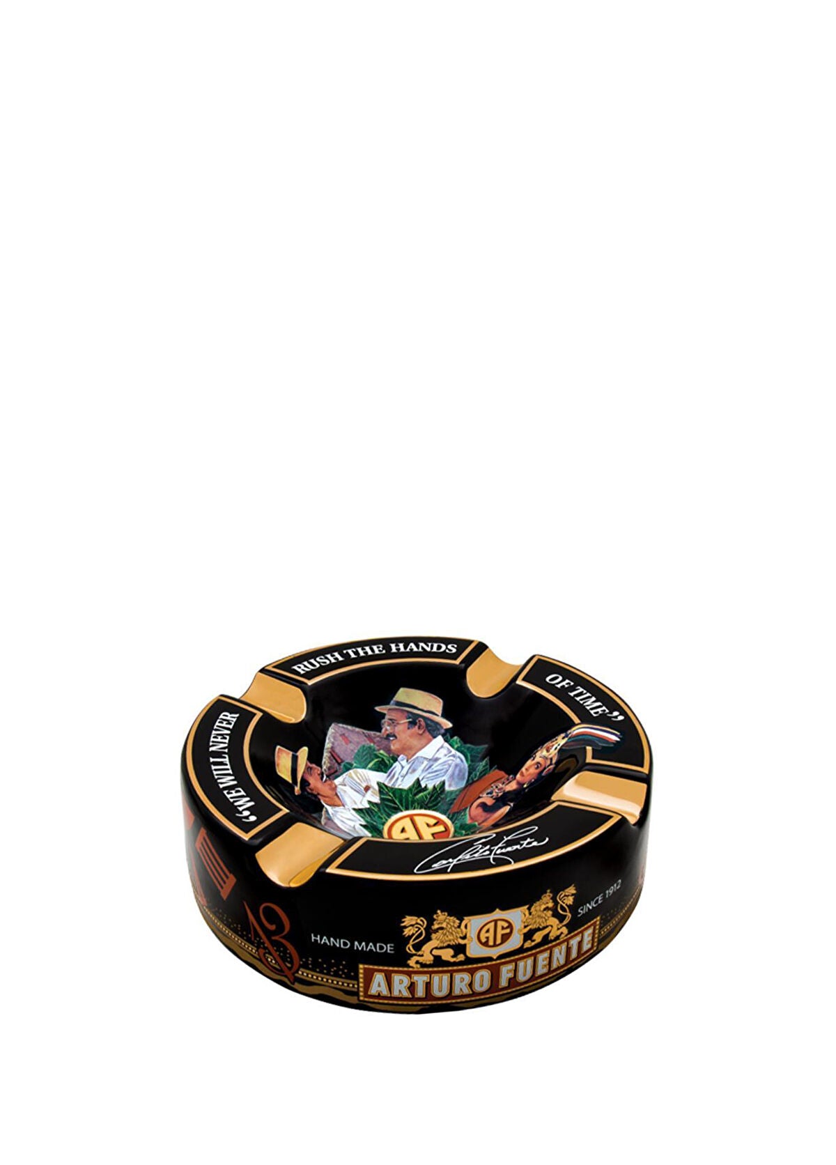 Arturo Fuente Journey El Yapımı Siyah Seramik Puro Küllüğü