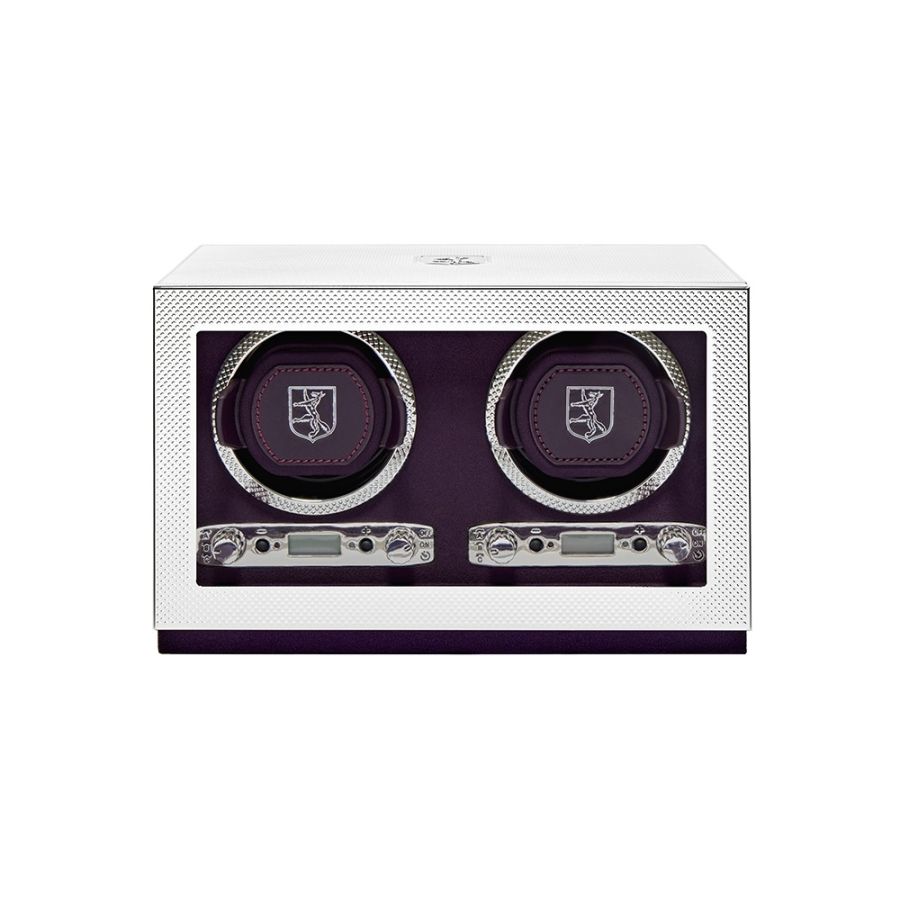 Silver Double Watch Winder