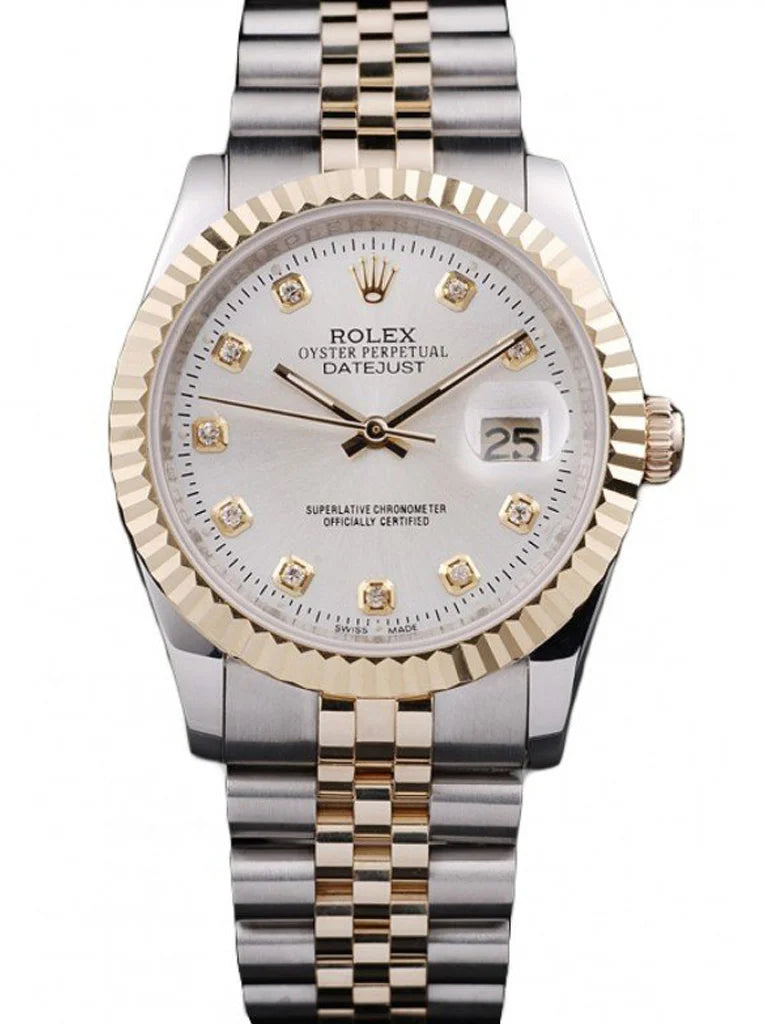 Superclone Rolex Datejust White Dial SRL10 36 mm