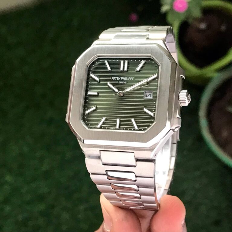 Patek Philippe Cubitus Stainless Steel Olive Green Dial Swiss ETA Superclone