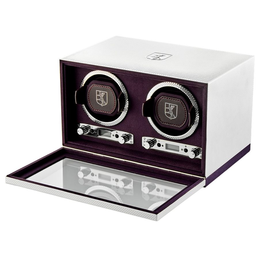 Silver Double Watch Winder