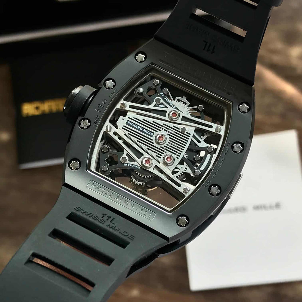 Richard Mille RM 057 Tourbillon SuperClone (Full Black Skeleton Automatic)