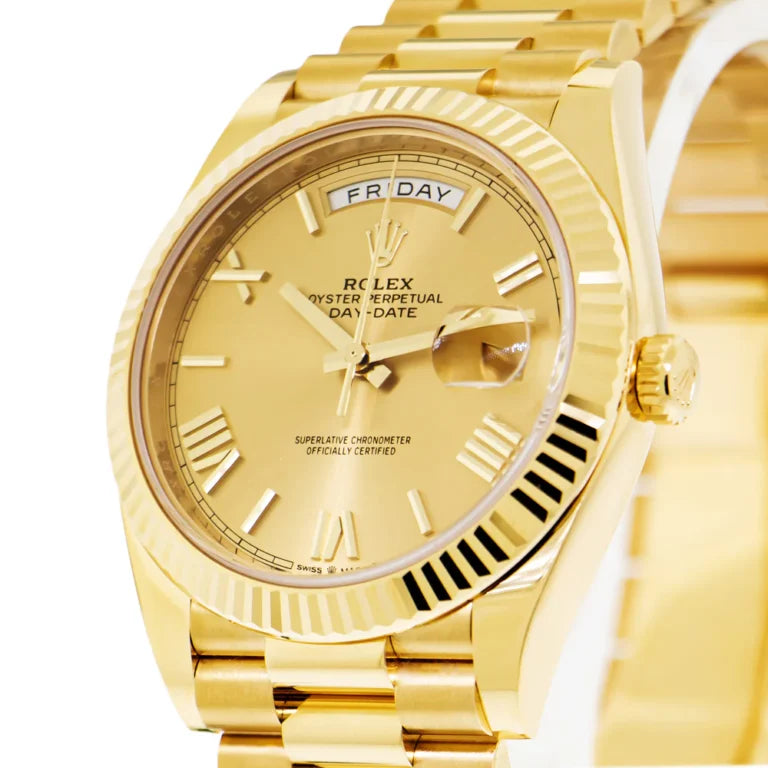 Superclone Rolex Day-Date Roman Champagne Dial 228238 40 mm