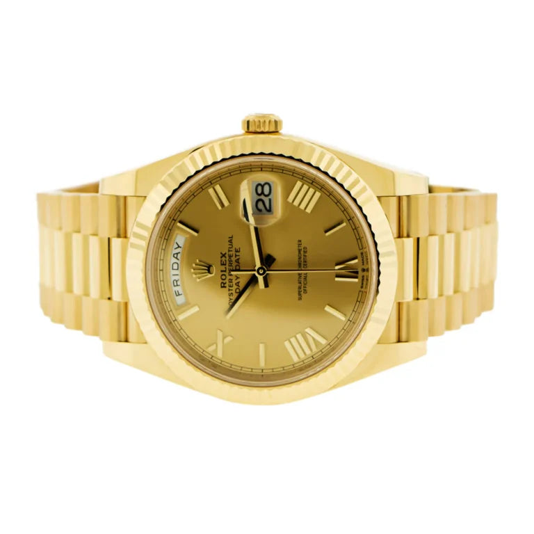 Superclone Rolex Day-Date Roman Champagne Dial 228238 40 mm