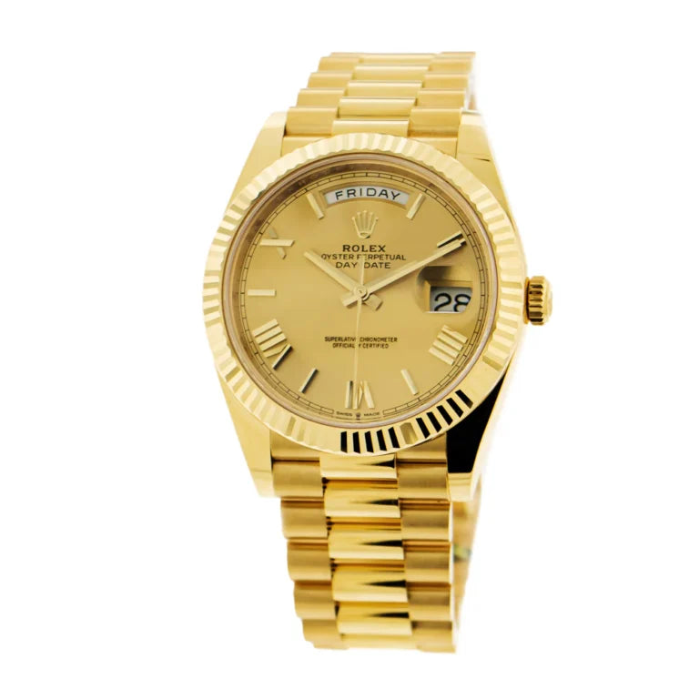 Superclone Rolex Day-Date Roman Champagne Dial 228238 40 mm
