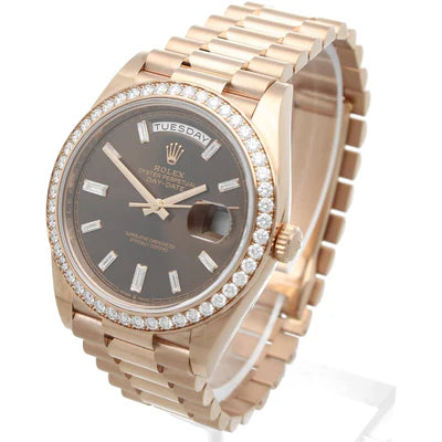 Superclone Rolex Day-Date Chocolate Dial 228345RBR 40 mm