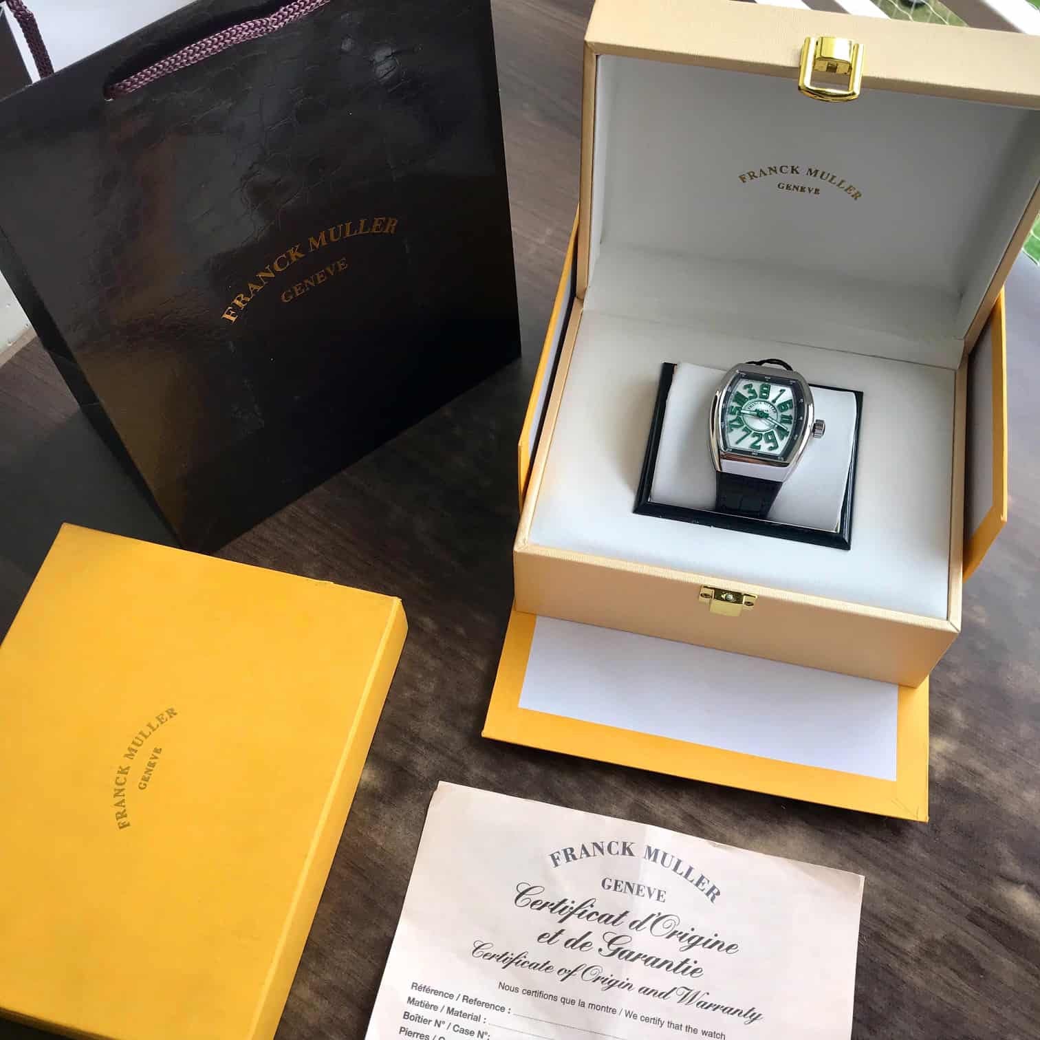 Franck Muller Vanguard Crazy Hours Green Superclone