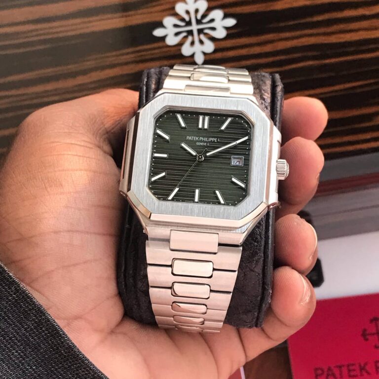 Patek Philippe Cubitus Stainless Steel Olive Green Dial Swiss ETA Superclone