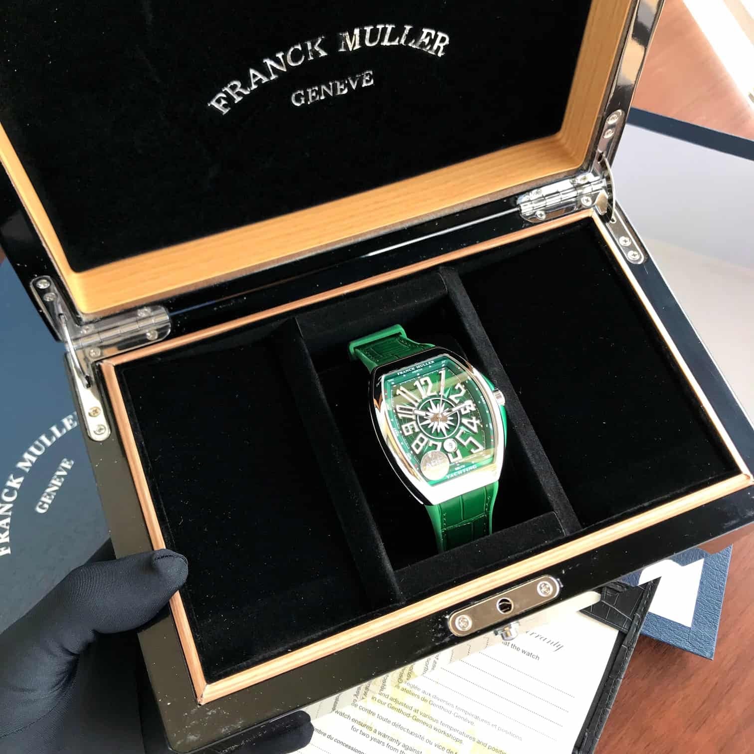Franck Muller Vanguard V45 Steel Green Superclone