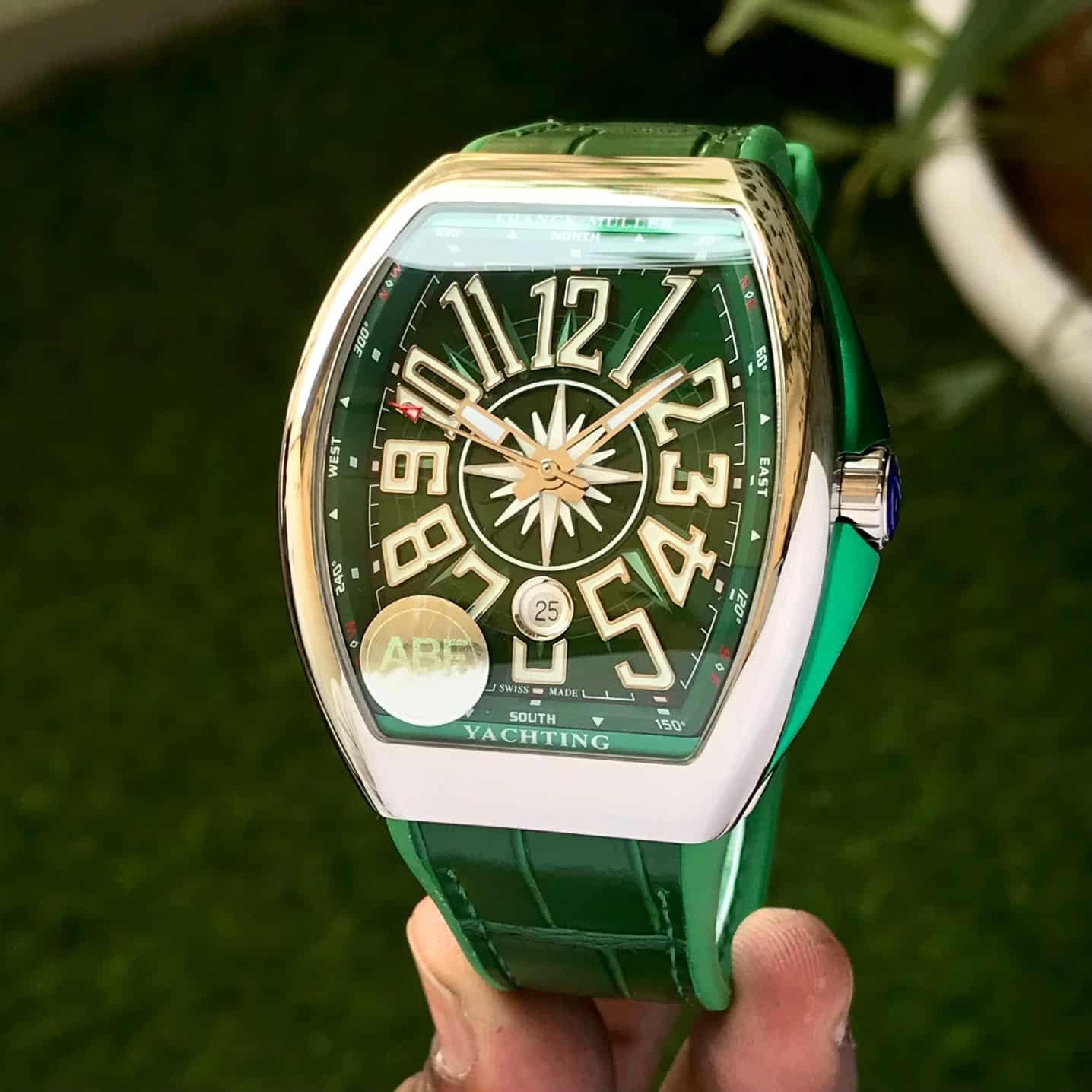 Franck Muller Vanguard V45 Steel Green Superclone