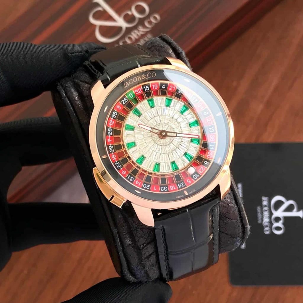 Jacob & Co Casino Tourbillon Rose Gold Baguette Superclone
