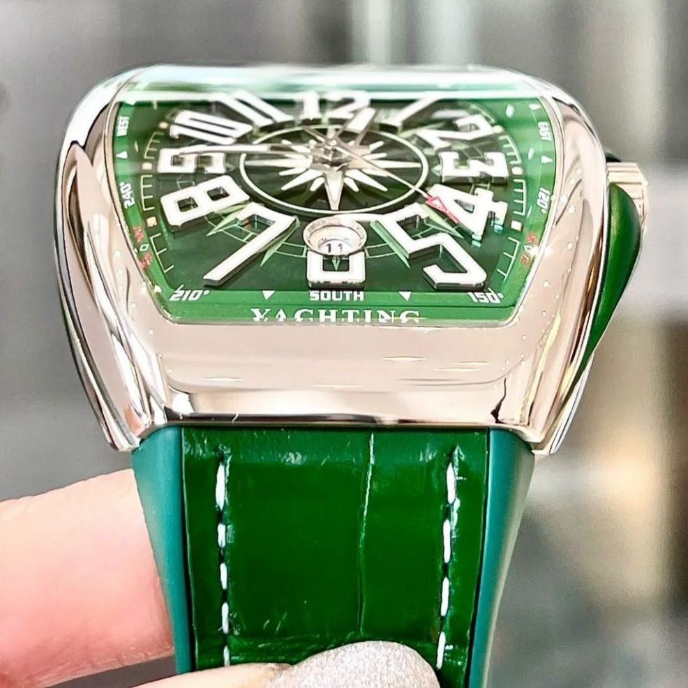 Franck Muller Vanguard V45 Steel Green Superclone
