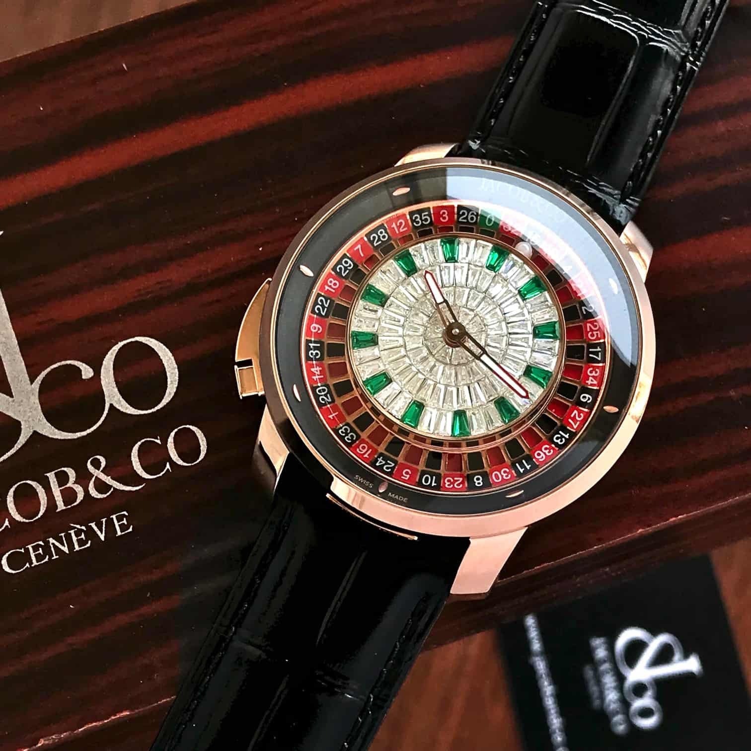 Jacob & Co Casino Tourbillon Rose Gold Baguette Superclone