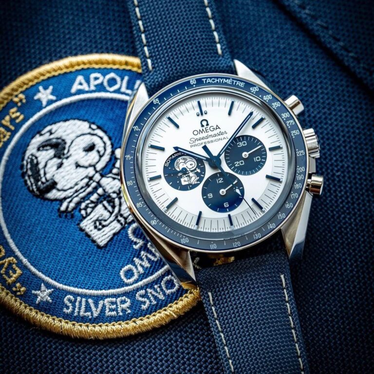 Omega Speedmaster Silver Snoopy Award 50 Anniversary Limited Swiss ETA Automatic Mens Watch
