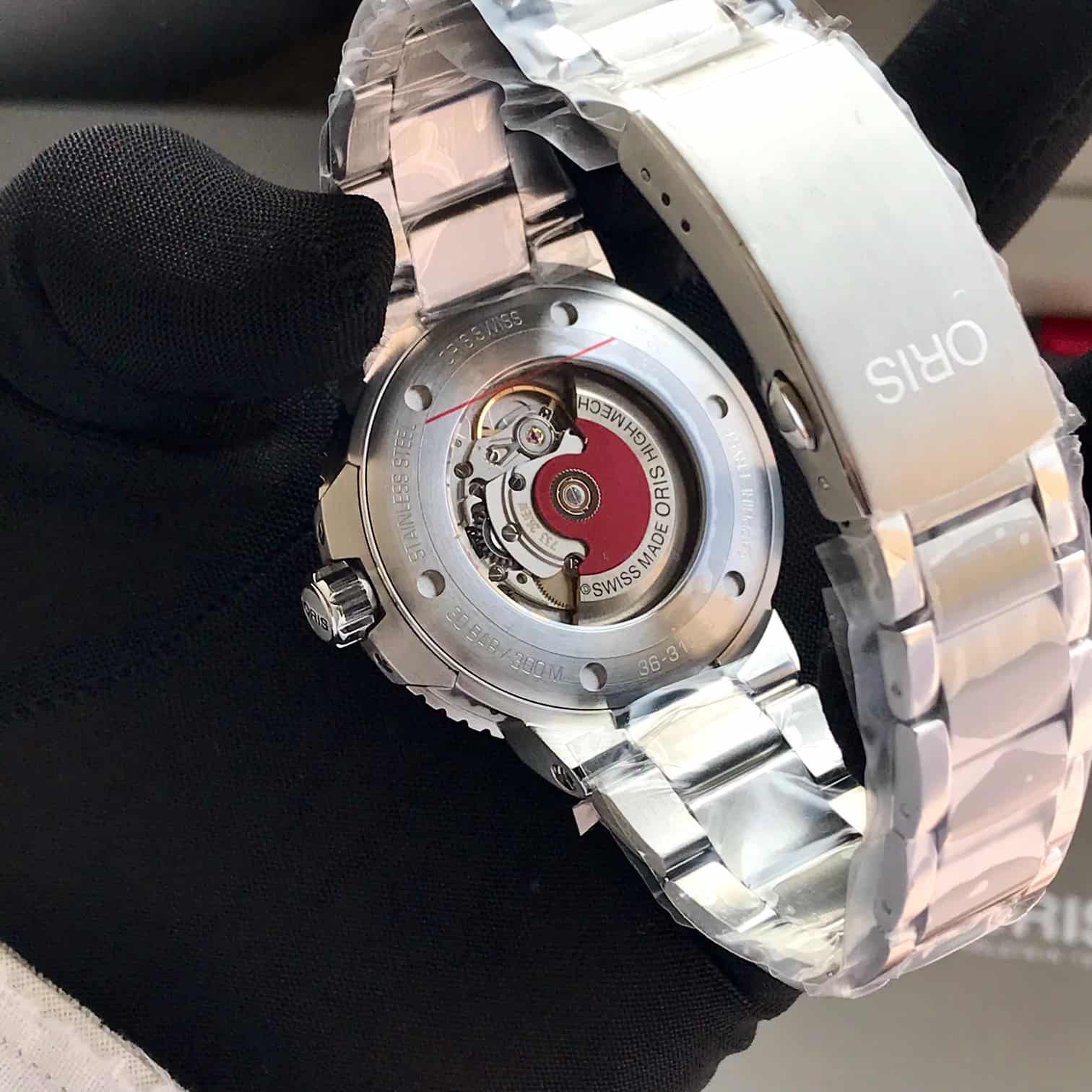 Oris Aquis Date Authentic Automatic Silver Brown Dial