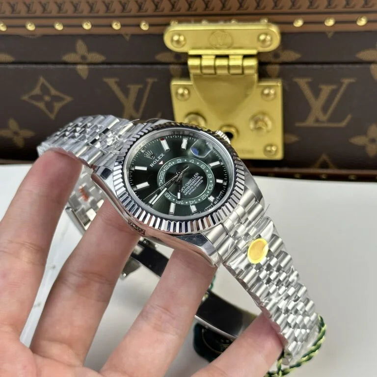 Superclone Rolex Sky-Dweller Mint green Dial 336934 Jubilee