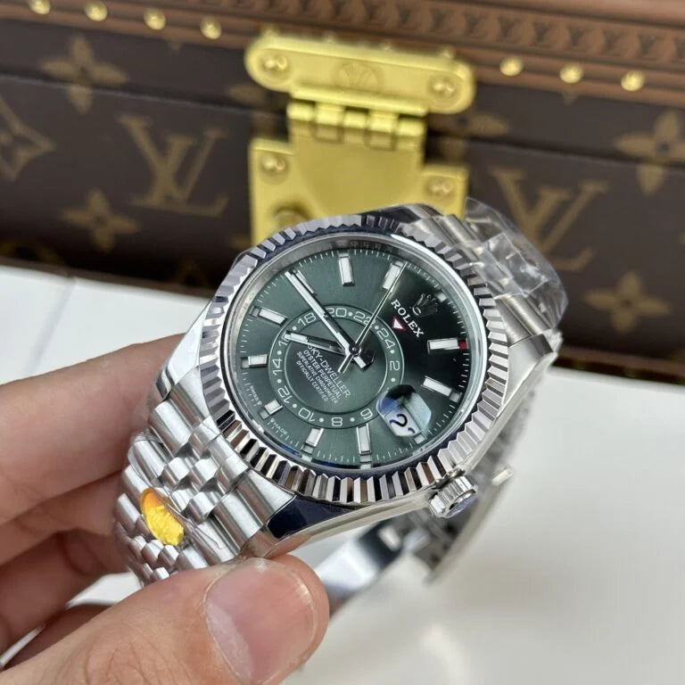 Superclone Rolex Sky-Dweller Mint green Dial 336934 Jubilee