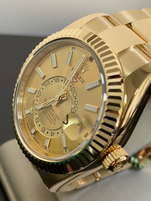 Superclone Rolex Sky-Dweller Champagne Dial 336938