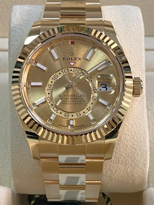 Superclone Rolex Sky-Dweller Champagne Dial 336938