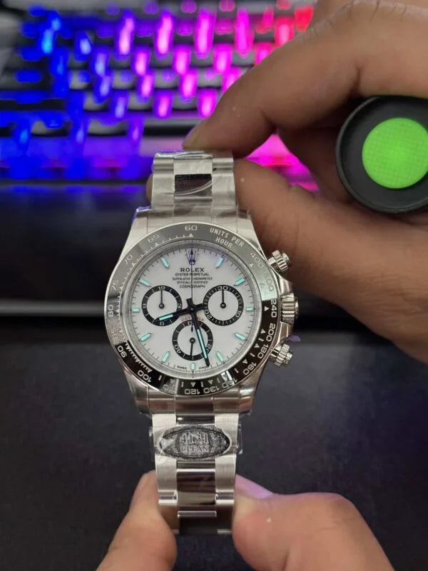 Superclone Rolex Daytona “Panda” White Dial 126500LN
