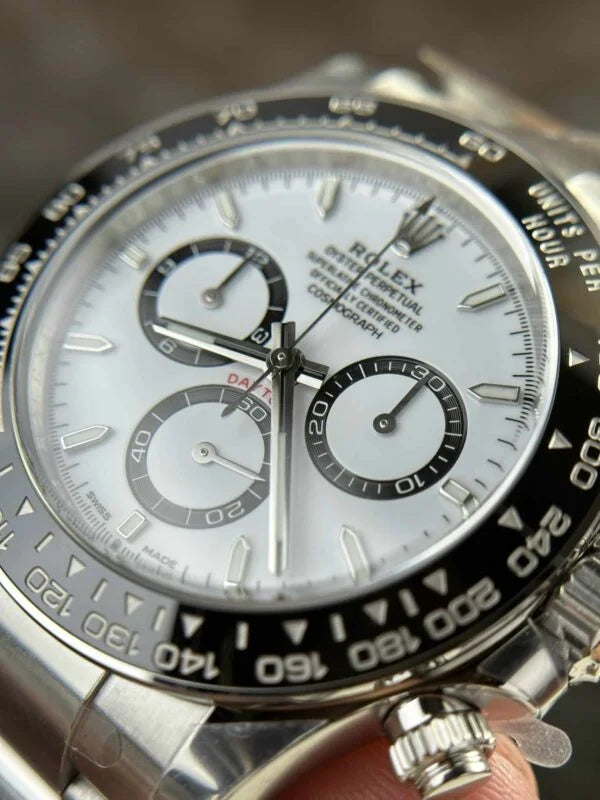 Superclone Rolex Daytona “Panda” White Dial 126500LN