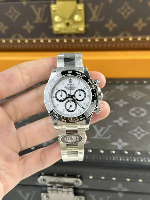 Superclone Rolex Daytona “Panda” White Dial 126500LN
