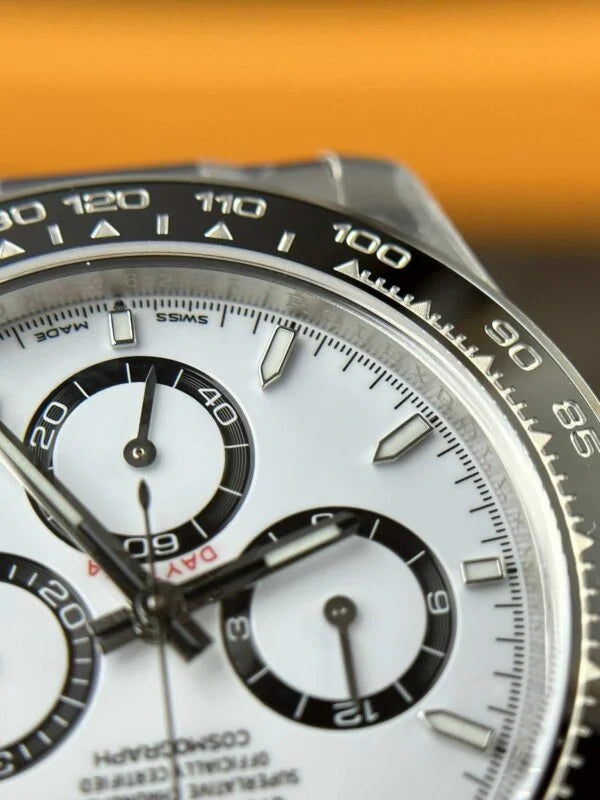 Superclone Rolex Daytona “Panda” White Dial 126500LN
