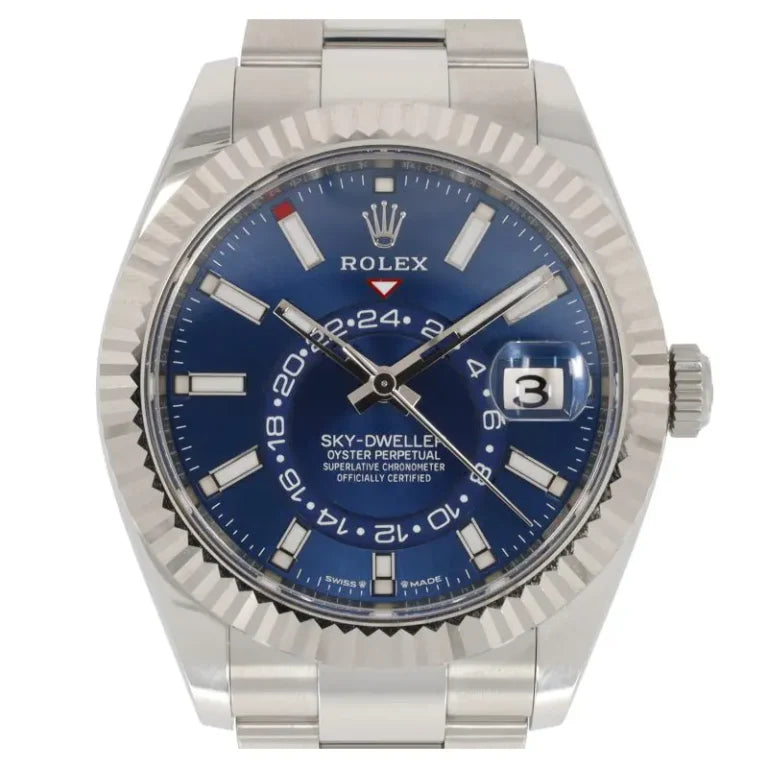 Superclone Rolex Sky-Dweller Bright blue Dial 336934 Oyster