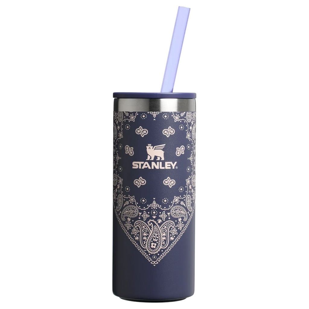 The Everyday Slim Can Cooler Cup | 10 OZ Blue Corn Paisley