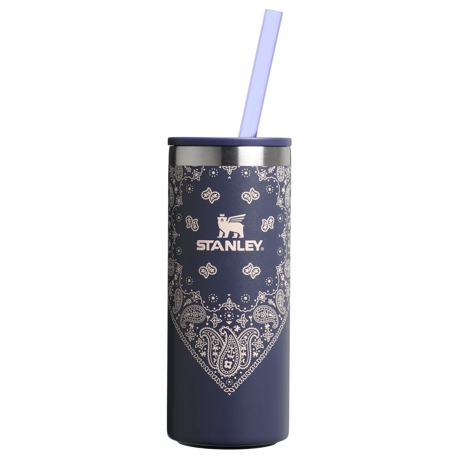 The Everyday Slim Can Cooler Cup | 10 OZ Blue Corn Paisley