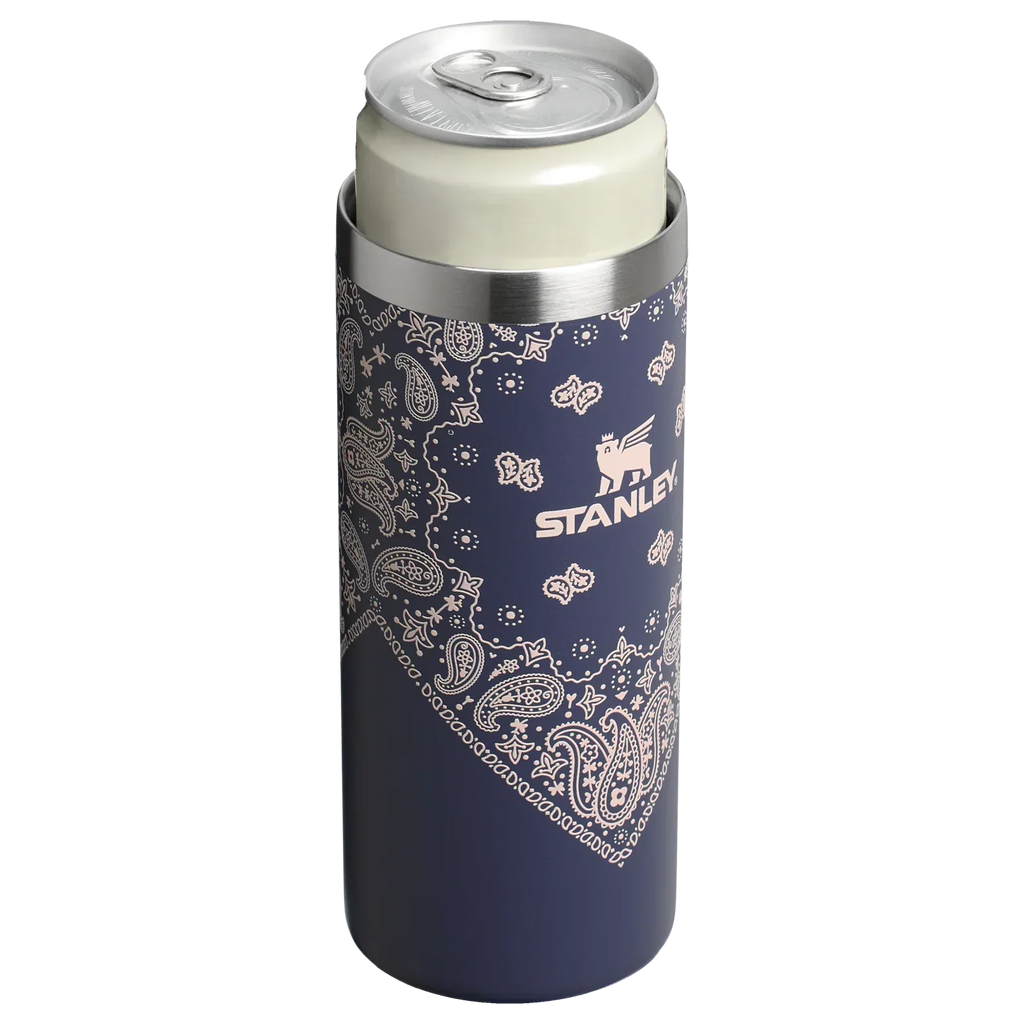 The Everyday Slim Can Cooler Cup | 10 OZ Blue Corn Paisley