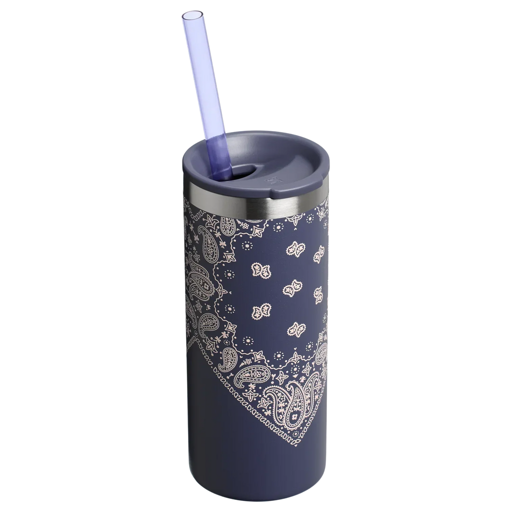 The Everyday Slim Can Cooler Cup | 10 OZ Blue Corn Paisley
