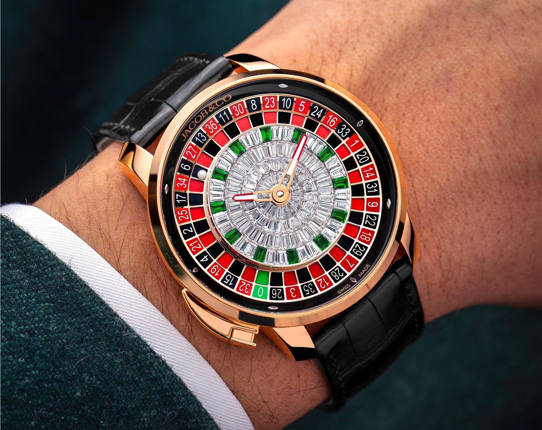 Jacob & Co Casino Tourbillon Rose Gold Baguette Superclone