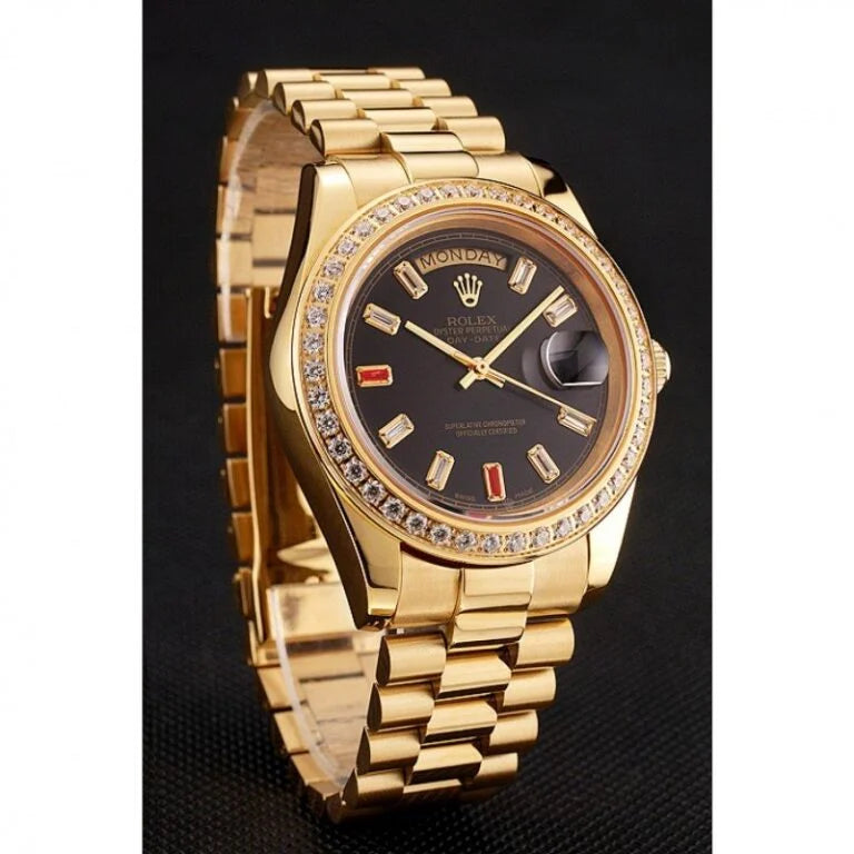 Superclone Rolex Day-Date Black Dial 1454101 36 mm