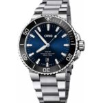Oris Aquis Date Authentic Automatic Silver Blue