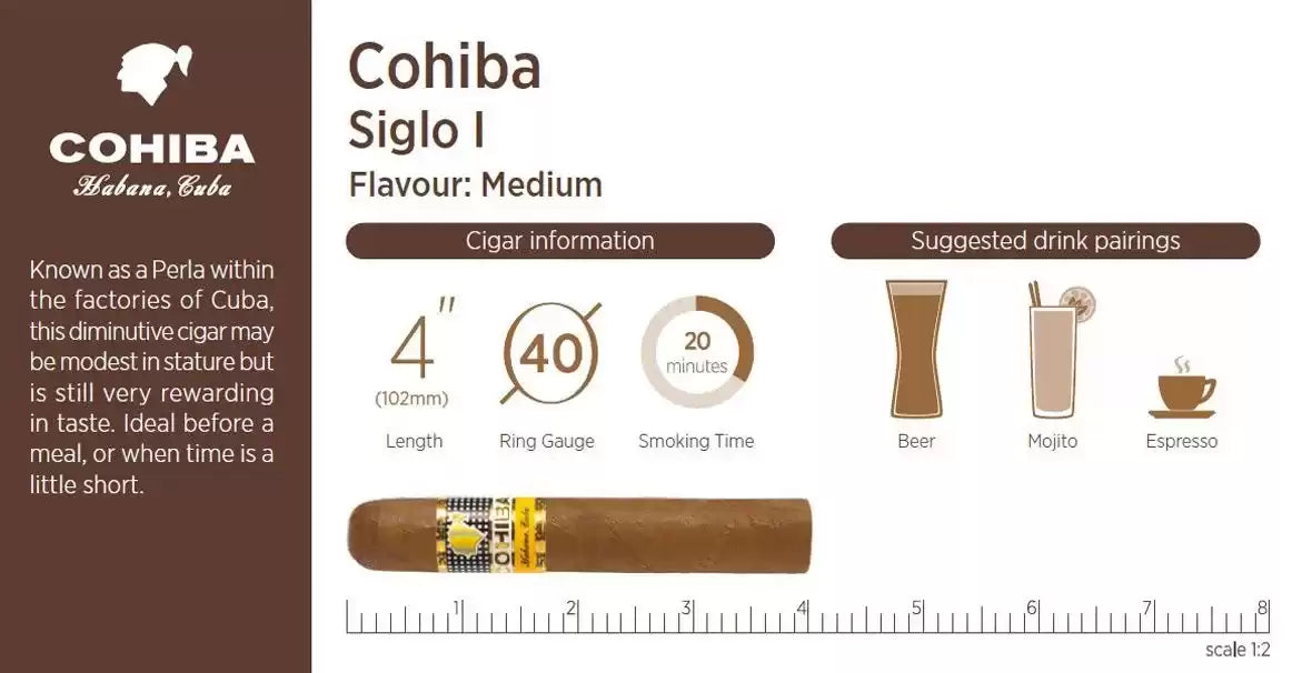 Cohiba Siglo 1 - 25 li Kutu