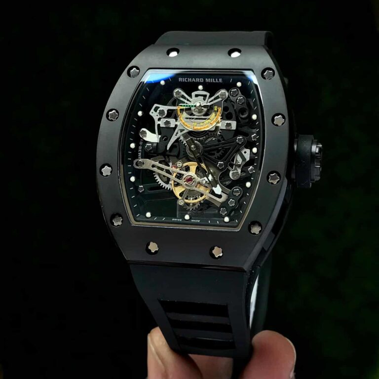 Richard Mille RM 057 Tourbillon SuperClone (Full Black Skeleton Automatic)