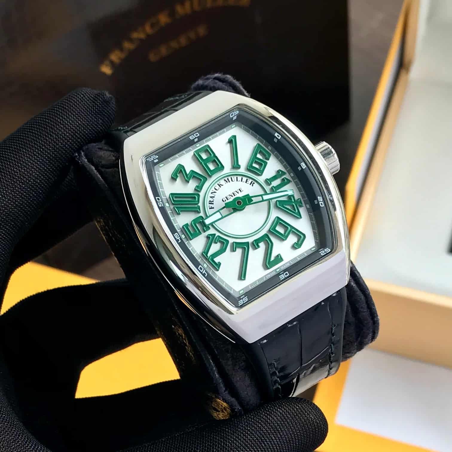 Franck Muller Vanguard Crazy Hours Green Superclone
