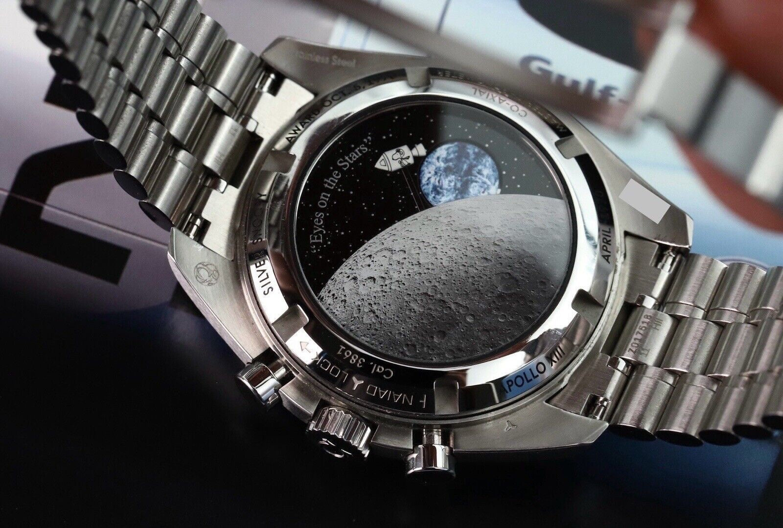 Omega Speedmaster Silver Snoopy Award 50 Anniversary Limited Swiss ETA Automatic Mens Watch