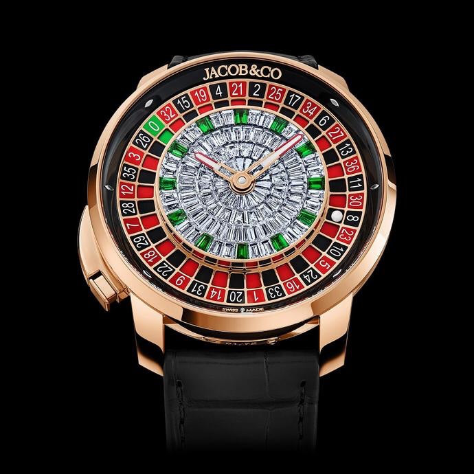 Jacob & Co Casino Tourbillon Rose Gold Baguette Superclone