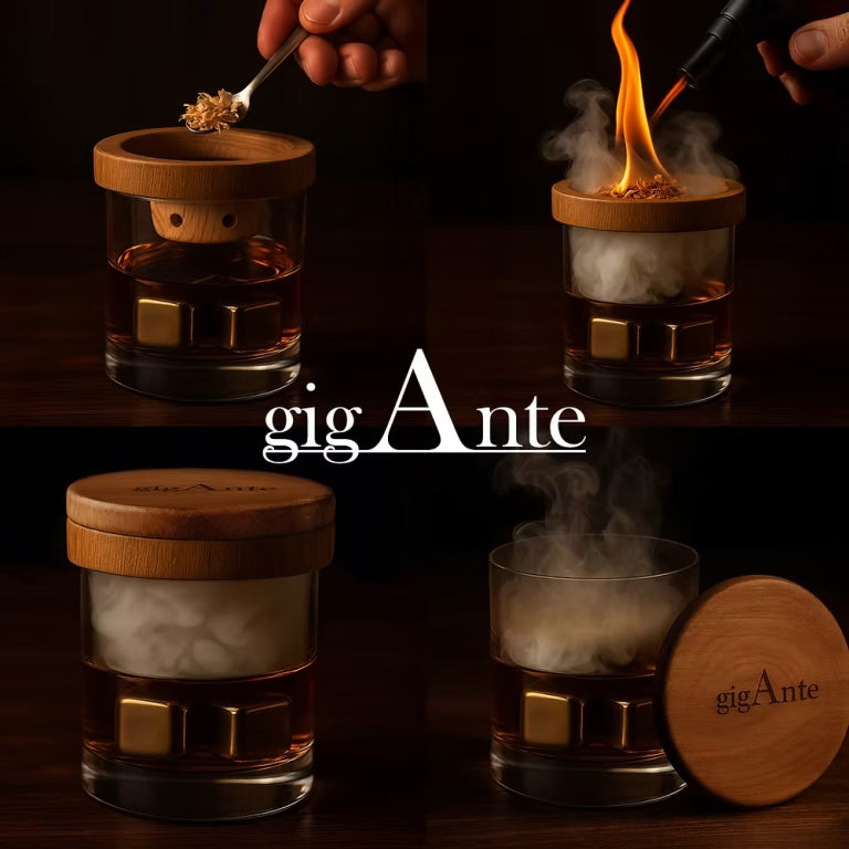 gigAnte Premium Viski&Kokteyl Tütsüleme Seti