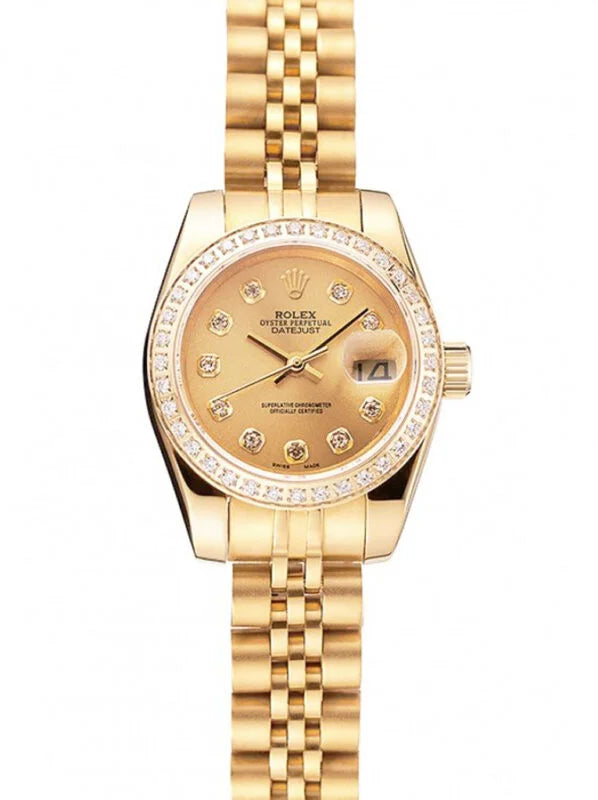 Superclone Rolex Datejust Gold Dial 1454096 28 mm