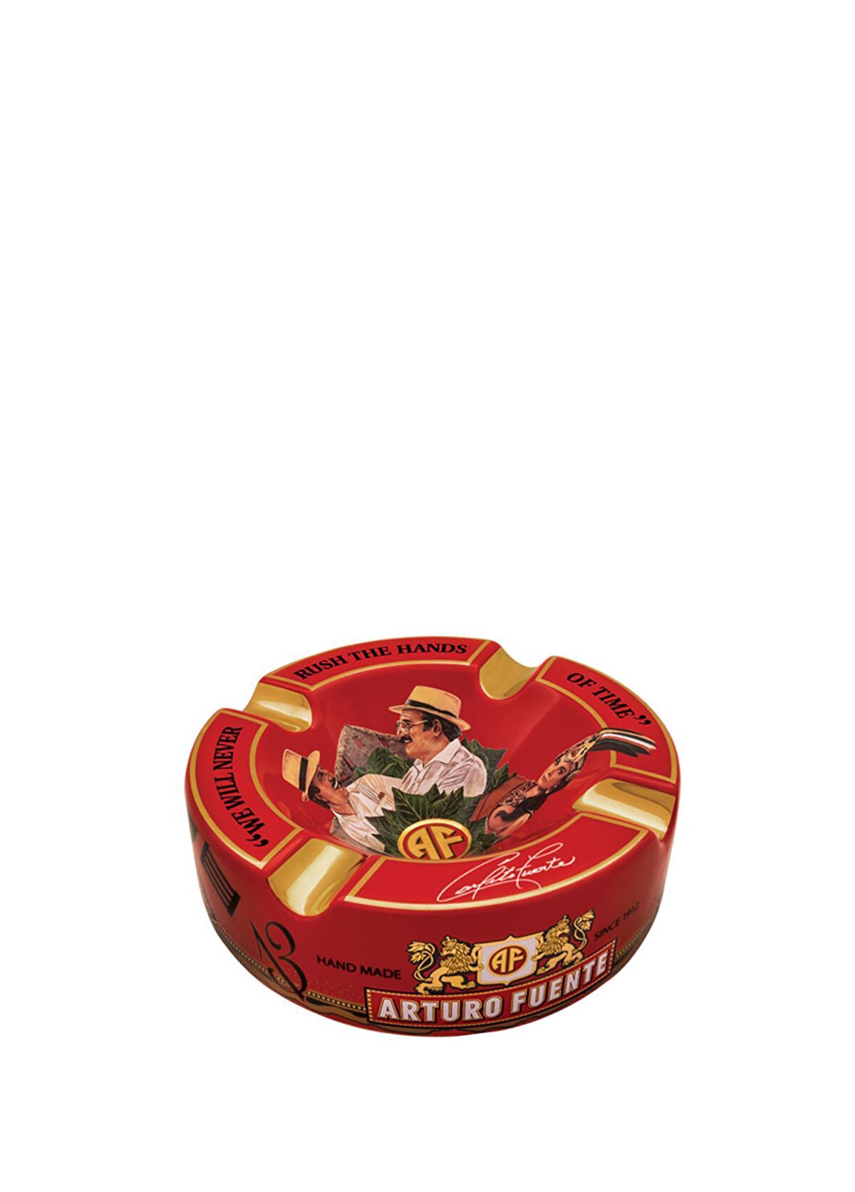 Arturo Fuente Journey El Yapımı Kırmızı Seramik Puro Küllüğü
