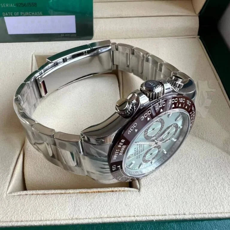 Superclone Rolex Daytona Ice blue Dial 116506 “Platona”