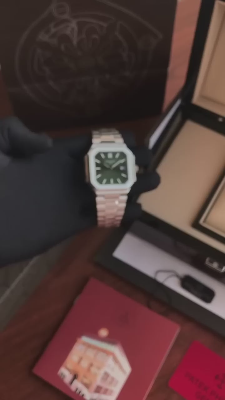 Patek Philippe Cubitus Stainless Steel Olive Green Dial Swiss ETA Superclone
