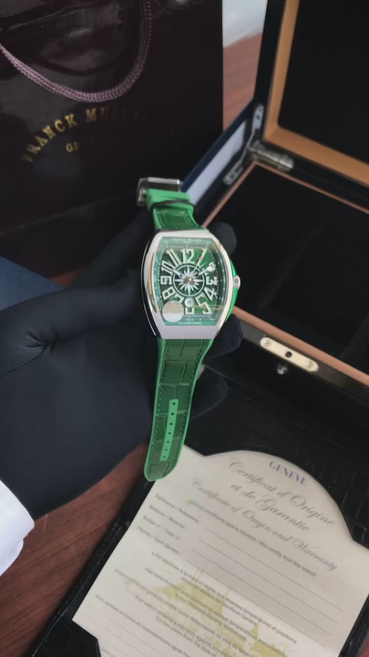 Franck Muller Vanguard V45 Steel Green Superclone