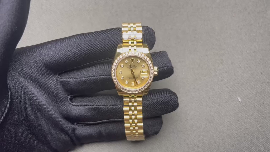 Superclone Rolex Datejust Gold Dial 1454096 28 mm