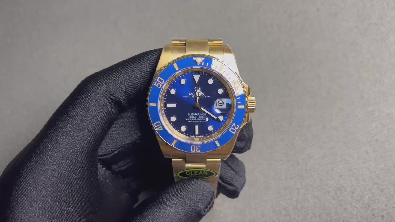 Superclone Rolex Submariner Blue Dial 126618LB
