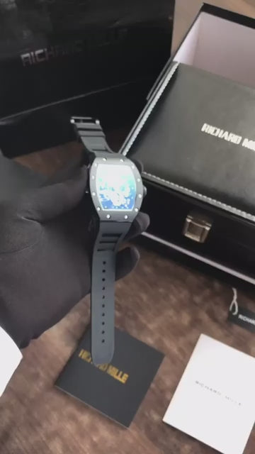 Richard Mille RM 057 Tourbillon SuperClone (Full Black Skeleton Automatic)