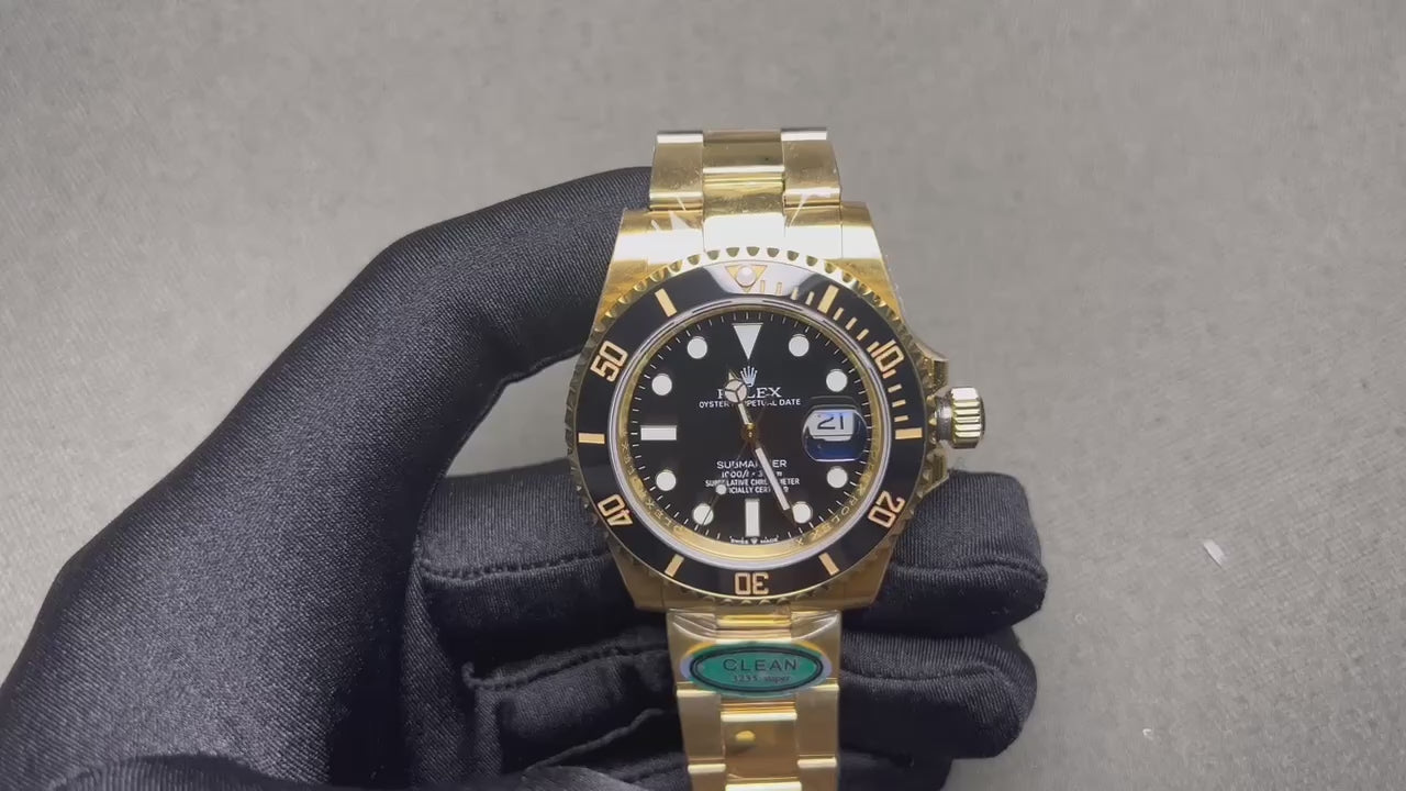 Superclone Rolex Submariner Black Dial 116618LN